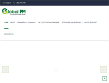 Tablet Screenshot of globalpm.com